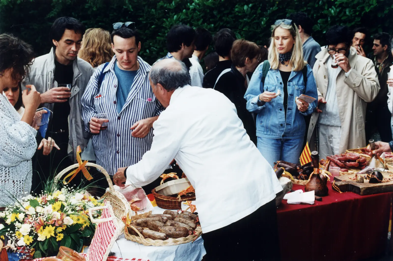 Au séchoir à jambons de la Maison Paré, photo d'archive