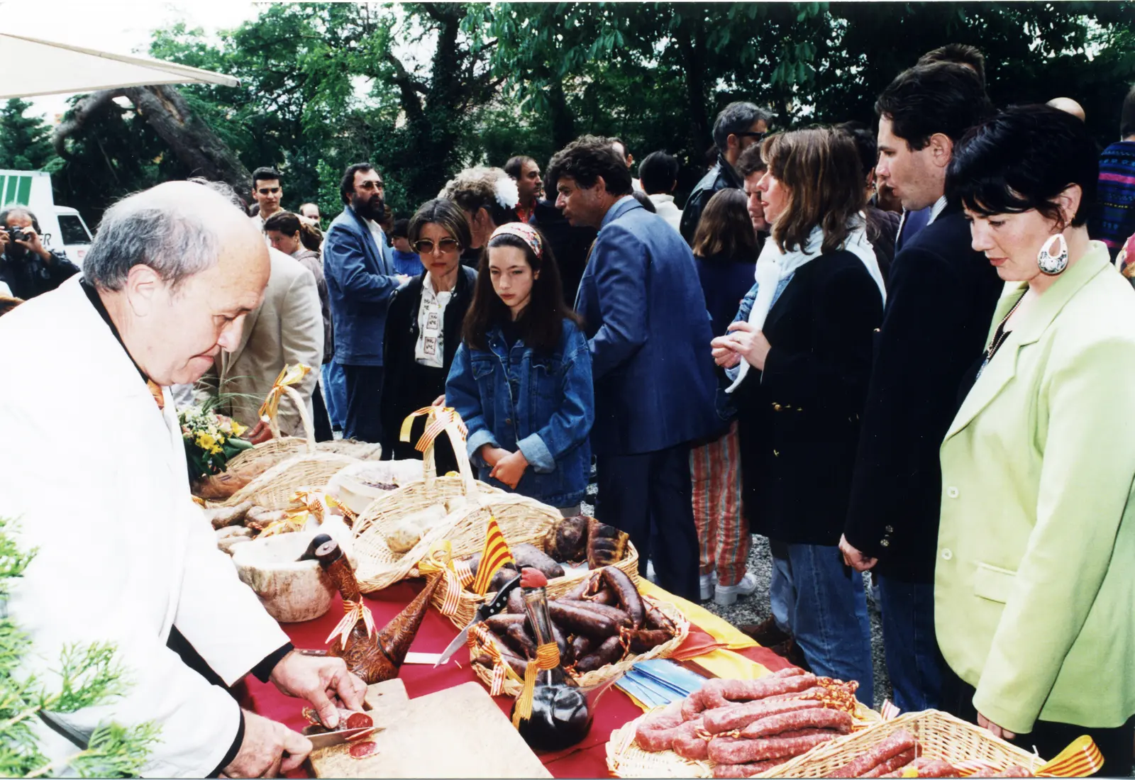 La foule au stand de dégustation Maison Paré, photo d'archive